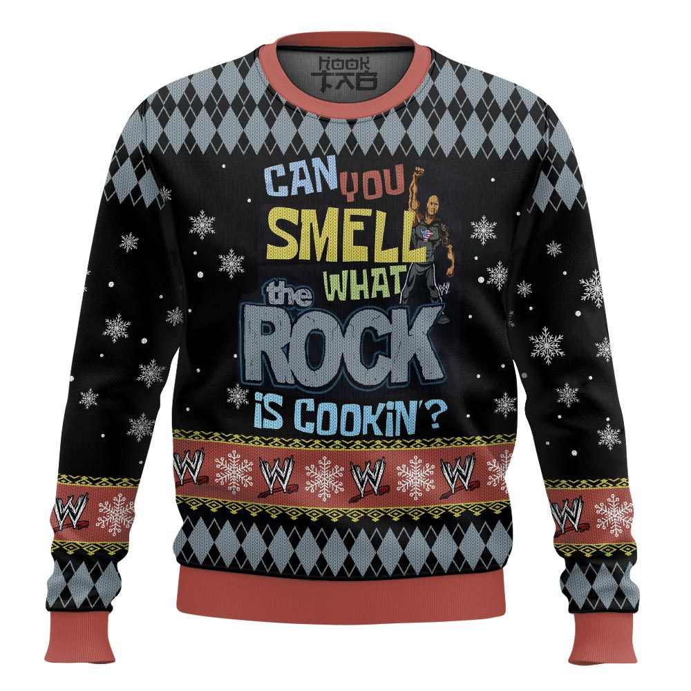 Can You Smell What The Rock is cooking! The Rock  Ugly Sweater