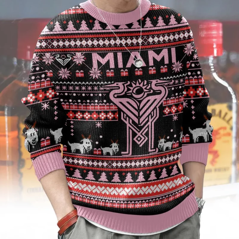 Personalized Inter Miami Ugly Sweater