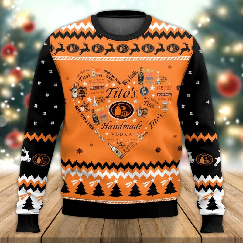 Tito's Heart Ugly Sweater