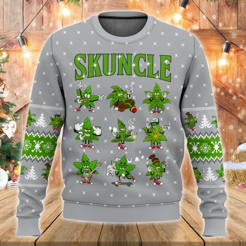 Weed Skuncle Ugly Sweater