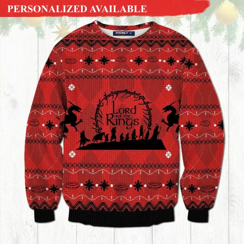 Lord Of The Rings Ugly Christmas Sweater - Ugly Christmas Sweater- Jumper