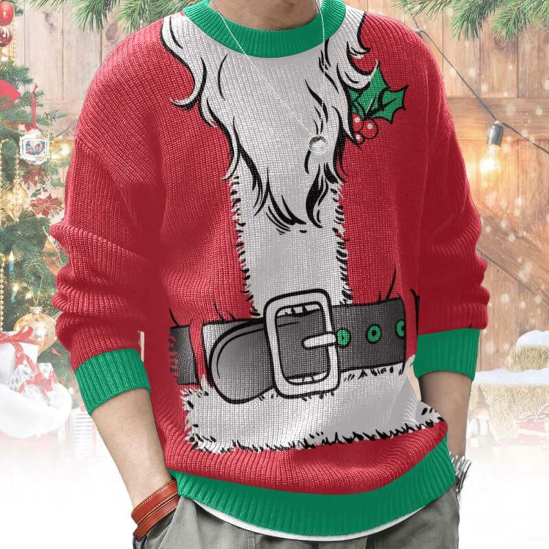 Mr. Santa Outfit Christmas Ugly Sweater