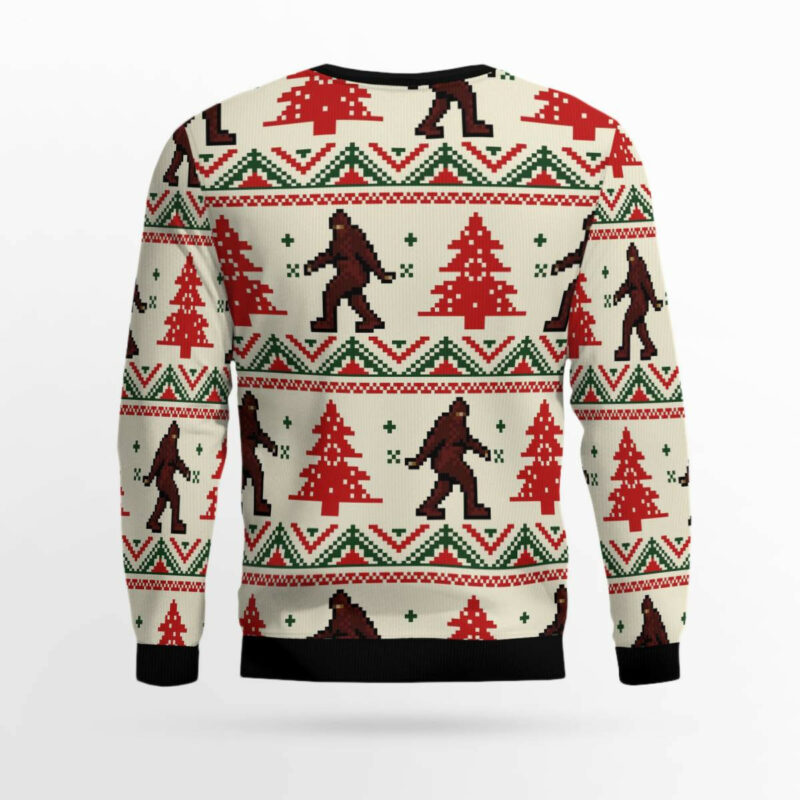 Amazing Bigfoot Ugly Christmas Sweater