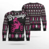 Braaap Moto Ugly Christmas Sweater (Pink Version)