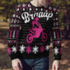 Braaap Moto Ugly Christmas Sweater (Pink Version)