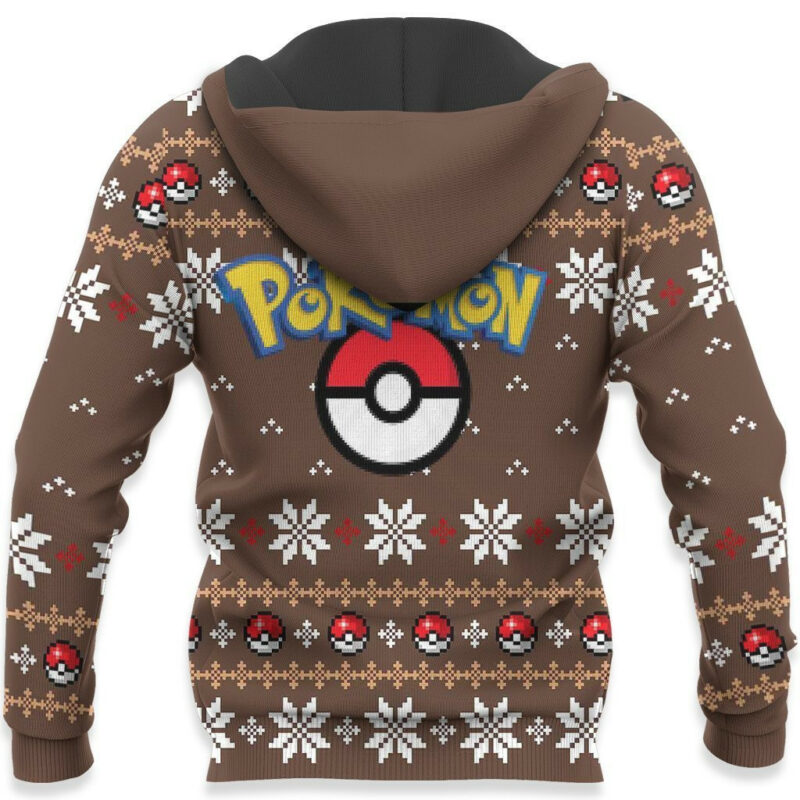 3D Anime Pokemon Eevee Custom Fandom Ugly Christmas Sweater VA309029