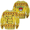 3D Anime Pokemon Pikachu Custom Fandom Ugly Christmas Sweater VA311022