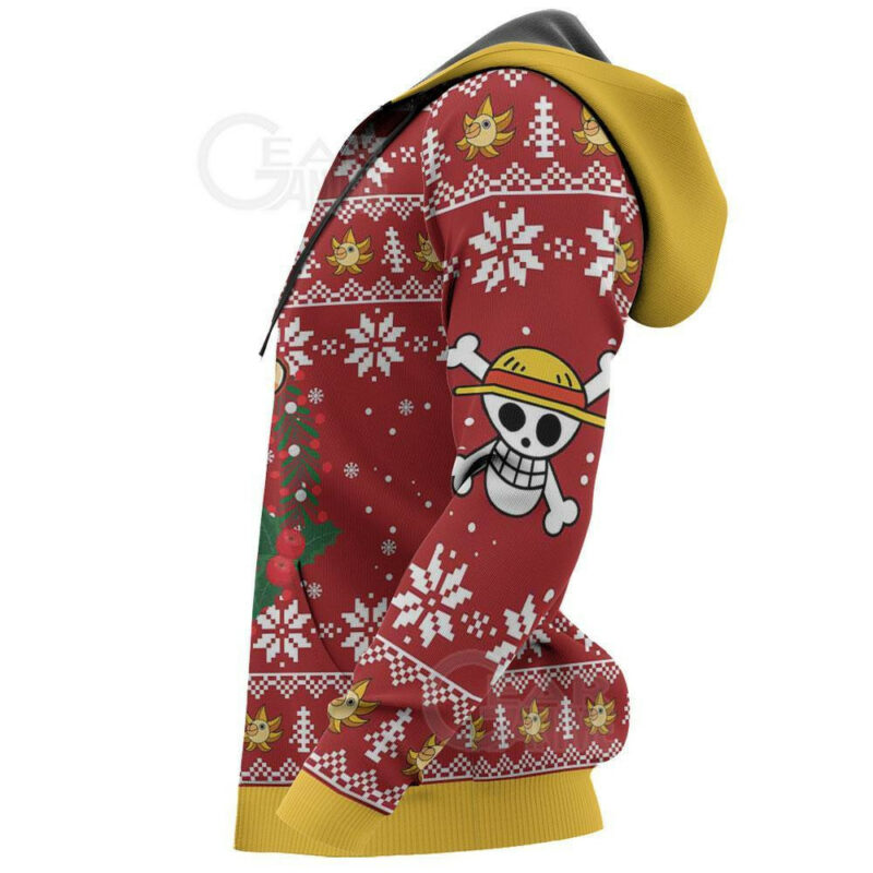 3D Anime One Piece Luffy Custom Fandom Ugly Christmas Sweater VA308263