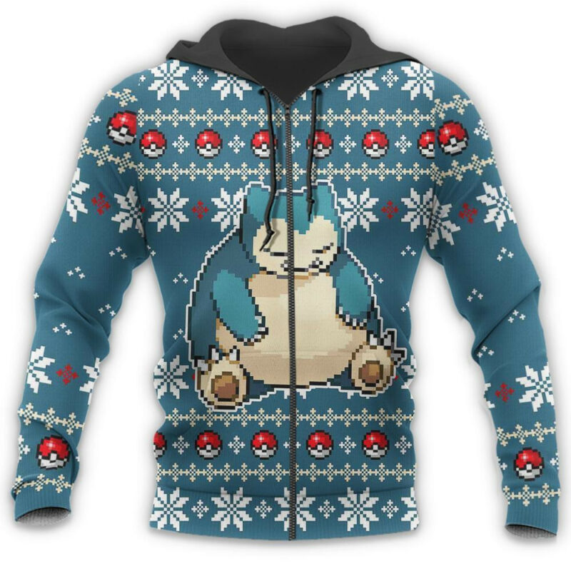 3D Anime Pokemon Snorlax Custom Fandom Ugly Christmas Sweater VA308082