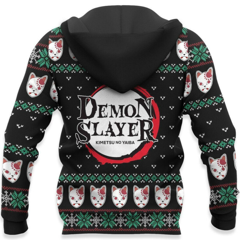 3D Anime Demon Slayer Tanjiro Kamado Custom Fandom Ugly Christmas Sweater VA310109