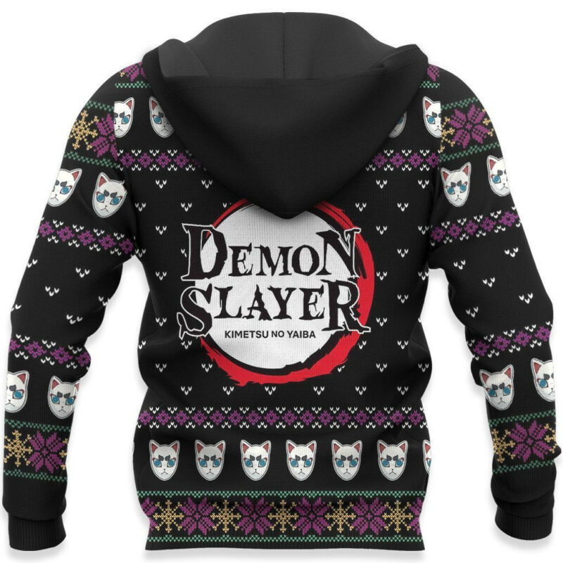 3D Anime Demon Slayer Giyu Tomioka Custom Fandom Ugly Christmas Sweater