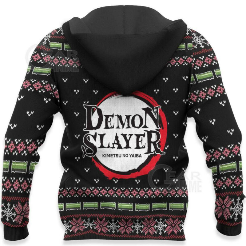 3D Anime Demon Slayer Nezuko Kamado Ugly Sweater Christmas Sweater