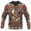 3D Anime Pokemon Eevee Custom Fandom Ugly Christmas Sweater VA211044