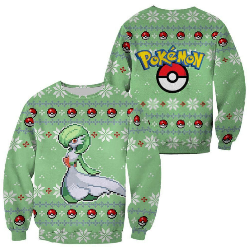 3D Anime Pokemon Gardevoir Custom Fandom Ugly Christmas Sweater VA308141