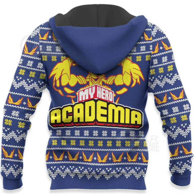 3D Anime My Hero Academia All Might Custom Fandom Ugly Christmas Sweater