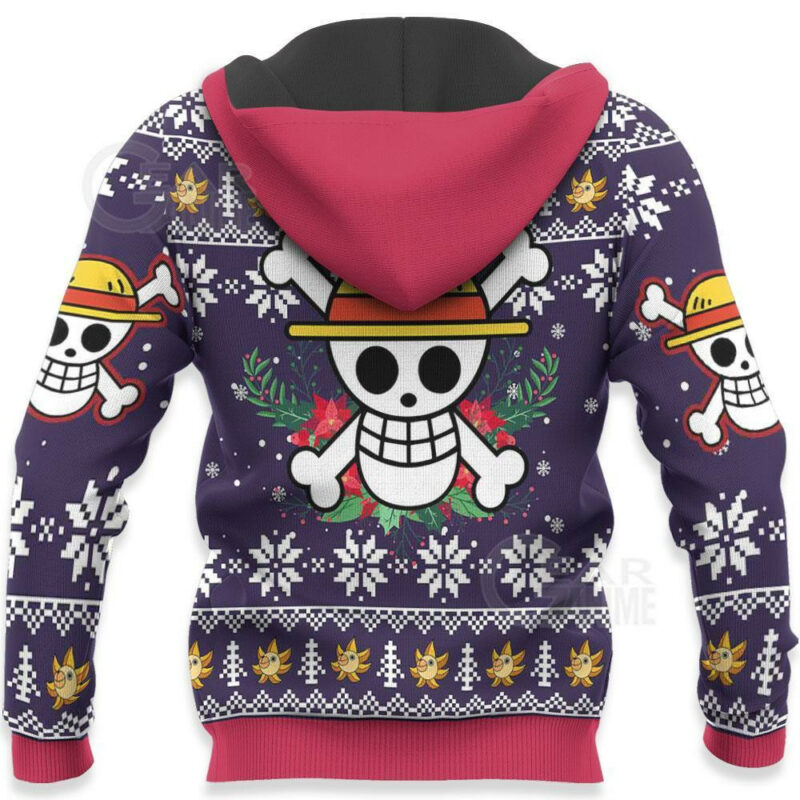 3D Anime One Piece Luffy Gear 4 Custom Fandom Ugly Christmas Sweater