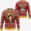 3D Anime One Piece Luffy Custom Fandom Ugly Christmas Sweater VA310060