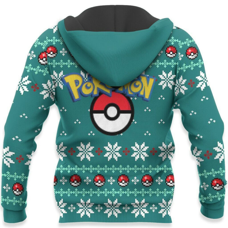 3D Anime Pokemon Bulbasaur Custom Fandom Ugly Christmas Sweater