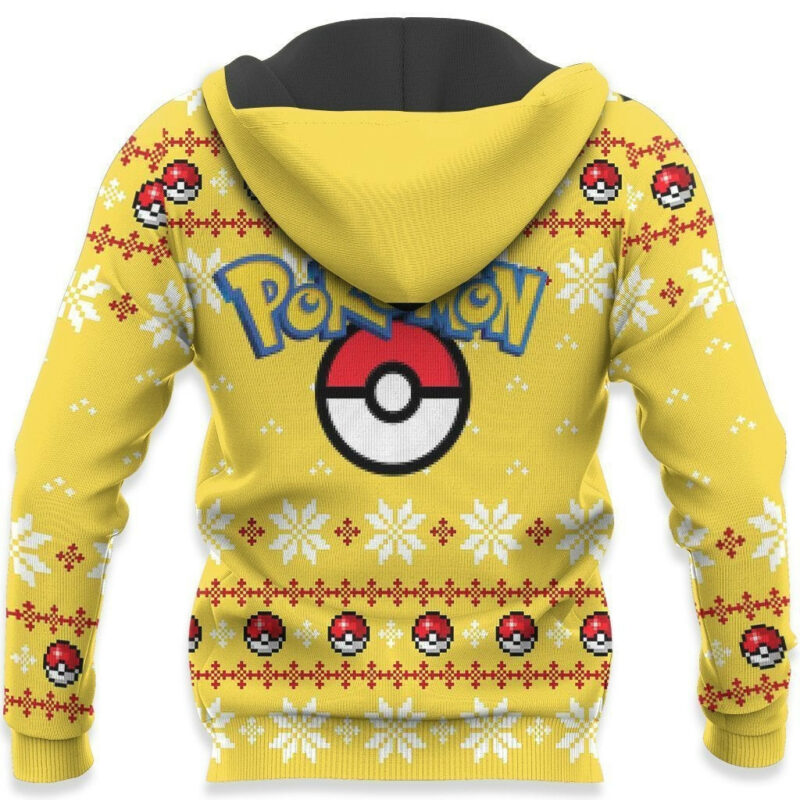 3D Anime Pokemon Pikachu Pokemon Custom Fandom Ugly Christmas Sweater VA310122