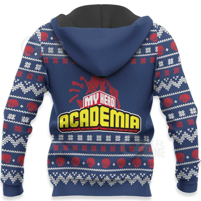 3D Anime My Hero Academia Shoto Todoroki Custom Fandom Ugly Christmas Sweater