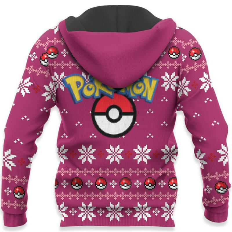 3D Anime Pokemon Sylveon Custom Fandom Ugly Christmas Sweater