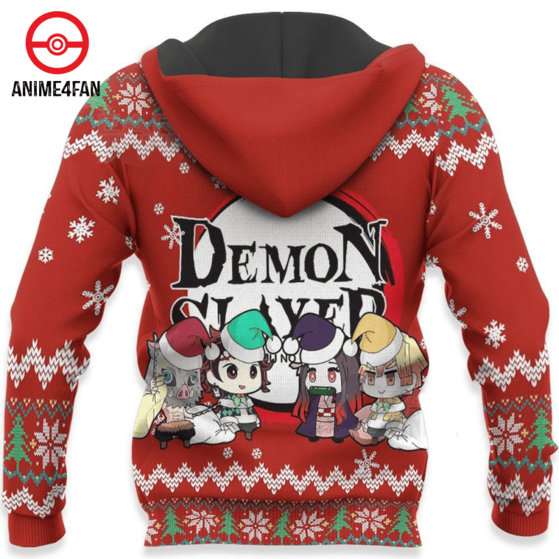 3D Anime Demon Slayer Custom Fandom Ugly Christmas Sweater VA211065