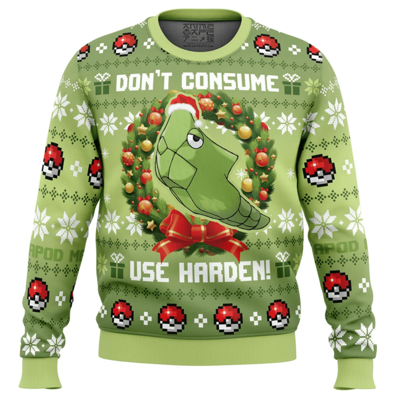 3D Anime Pokemon Don't Consume Custom Fandom Ugly Christmas Sweater