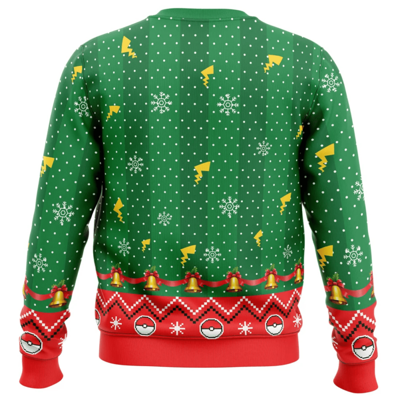 3D Anime Pokemon Pikachu Custom Fandom Ugly Christmas Sweater