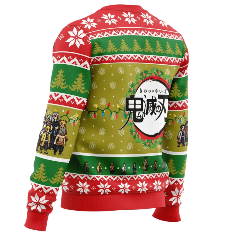 3D Anime Demon Slayer Squad Corps Ugly Christmas Sweater VA311171