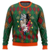 3D Anime Dragon Ball Z SSJ4 Goku Custom Fandom Ugly Christmas Sweater