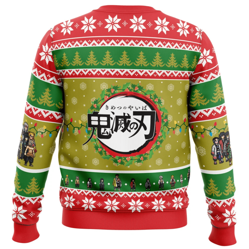 3D Anime Demon Slayer Squad Corps Ugly Christmas Sweater VA311171