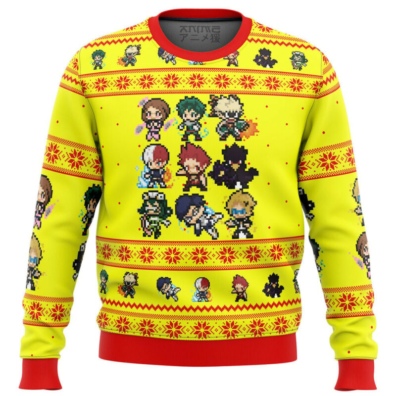 3D Anime My Hero Academia Boku No Students Custom Ugly Christmas Sweater