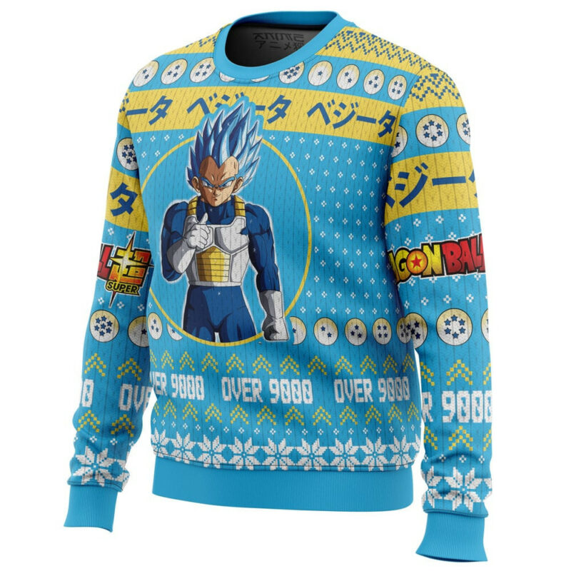 3D Anime Dragon Ball Vegeta Custom Fandom Ugly Christmas Sweater VA307017