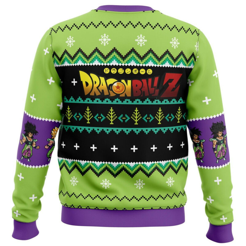 3D Anime Dragon Ball Broly Custom Ugly Christmas Sweater