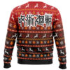 3D Anime Jujutsu Kaisen Bottons Symbol Custom Ugly Christmas Sweater