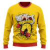 3D Anime Dragon Ball Krillin One Punched Man Parody Custom Ugly Christmas Sweater