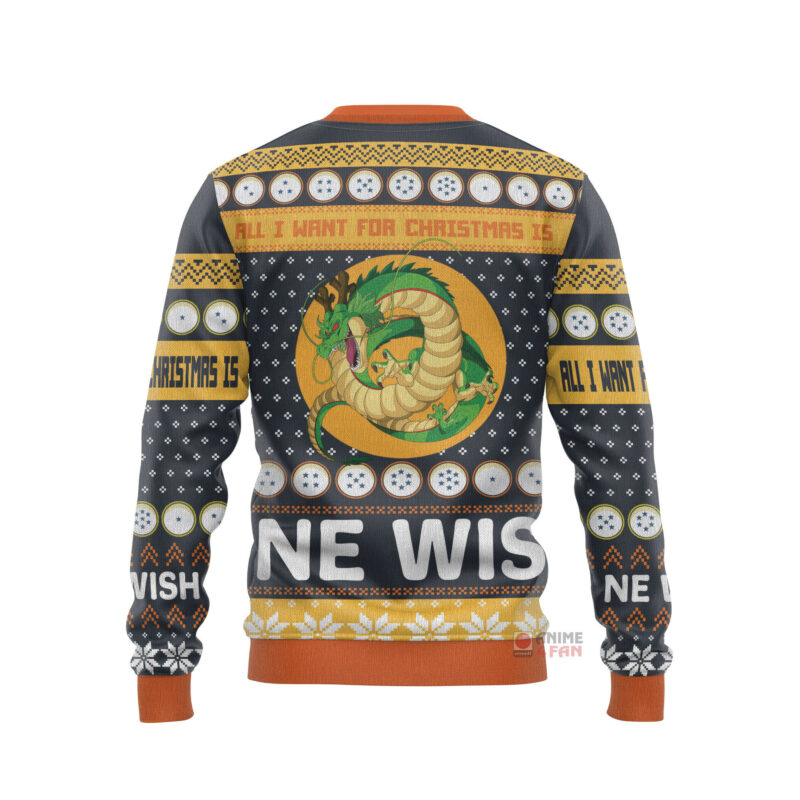 3D Anime Dragon Ball Shenron Custom Ugly Christmas Sweater VA308131