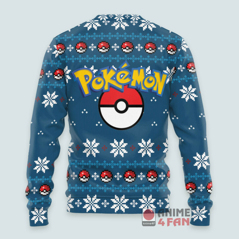 3D Anime Pokemon Lucario Custom Fandom Ugly Christmas Sweater VA308134