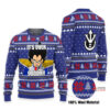 3D Anime Dragon Ball Vegeta Custom Fandom Ugly Christmas Sweater VA308211