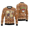 3D Anime Pokemon Arcanine Custom Fandom Ugly Christmas Sweater VA308240