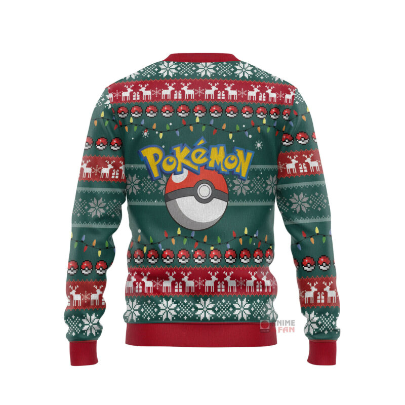 3D Anime Pokemon Bulbasaur Fandom Ugly Christmas Sweater