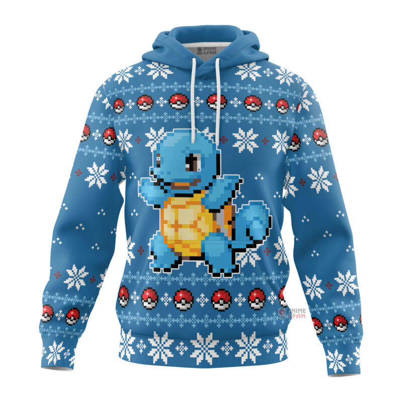 3D Anime Pokemon Squirtle Custom Fandom Ugly Christmas Sweater VA309040