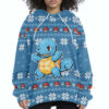 3D Anime Pokemon Squirtle Custom Fandom Ugly Christmas Sweater VA309040