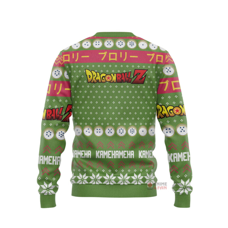 3D Anime Dragon Ball Broly Custom Fandom Ugly Christmas Sweater VA309081