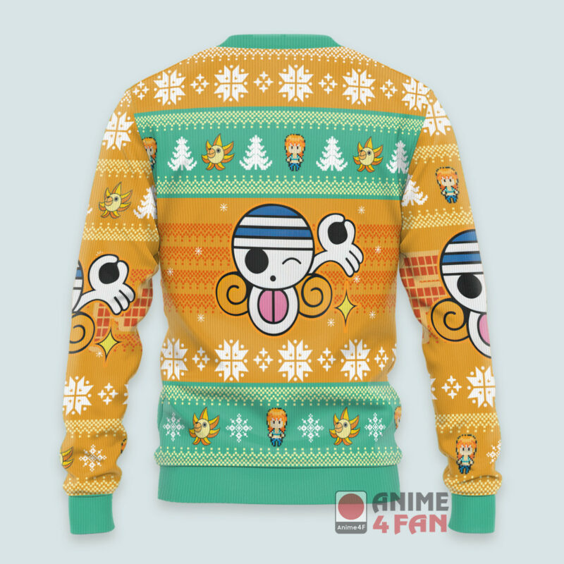 3D Anime One Piece Nami Custom Fandom Ugly Christmas Sweater VA310055