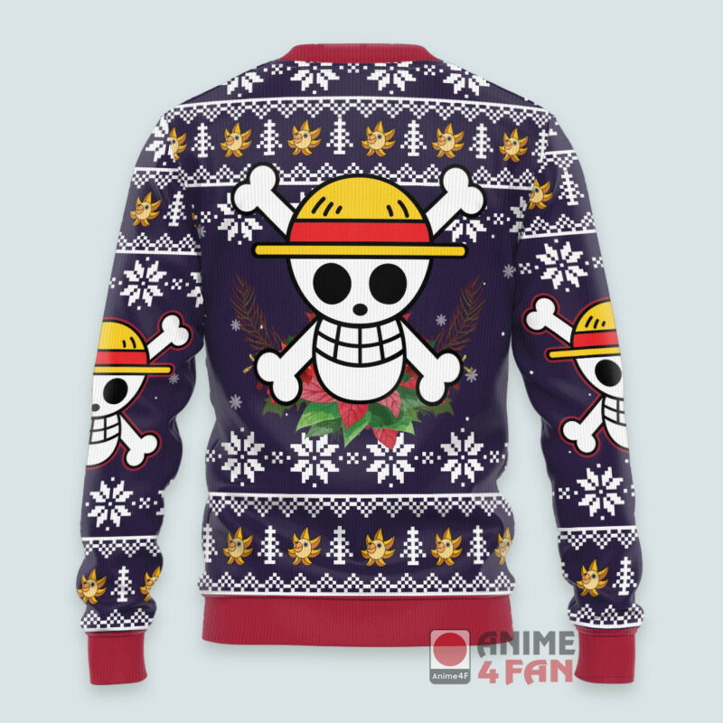 3D Anime One Piece Luffy Gear 4 Custom Fandom Ugly Christmas Sweater VA310058