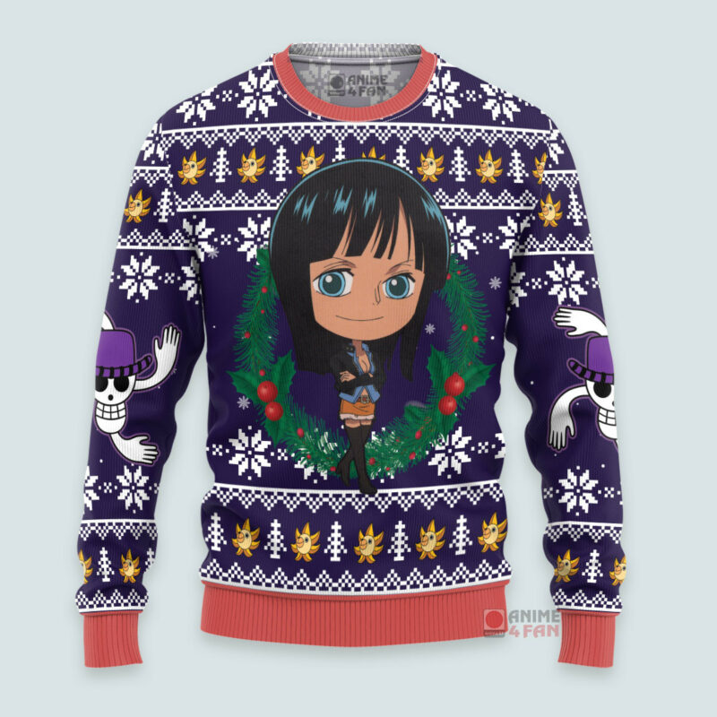 3D Anime One Piece Nico Robin Custom Ugly Christmas Sweater VA310061