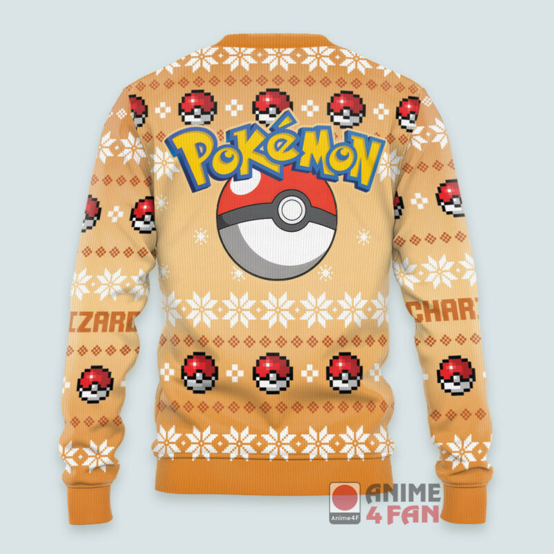 3D Anime Pokemon Charizard Custom Fandom Ugly Christmas Sweater VA310067