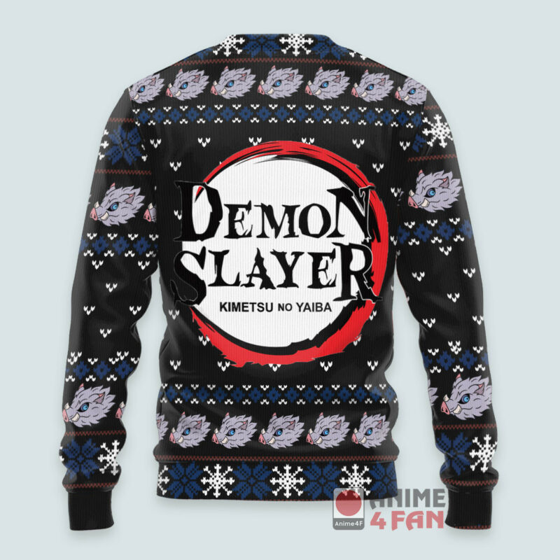 3D Anime Demon Slayer Inosuke Custom Fandom Ugly Christmas Sweater VA310108