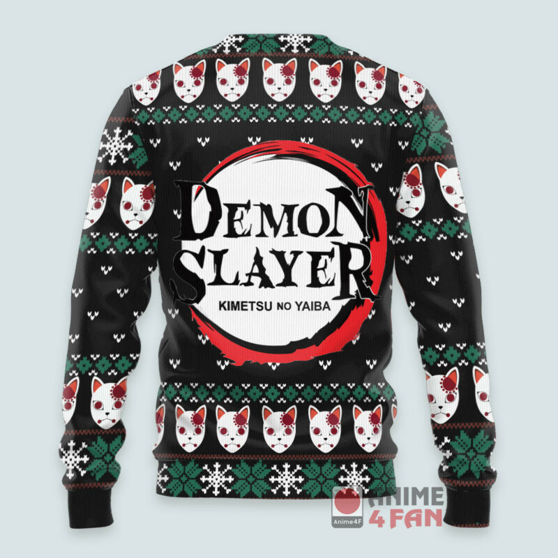 3D Anime Demon Slayer Tanjiro Kamado Custom Fandom Ugly Christmas Sweater VA310109